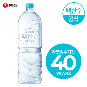 농심 백산수 무라벨 2L 12병 생수