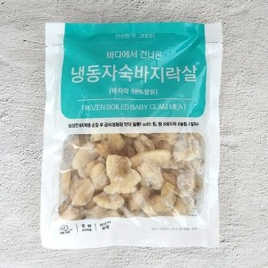 냉동 자숙 바지락살 200gx5팩