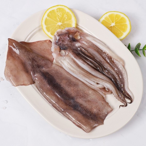 ★타임특가★자연산 손질오징어 통오징어 2미(220g) x 3팩 (6마리)