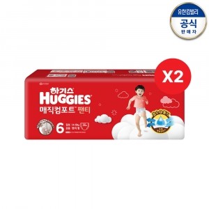 2024 컴포트 팬티형 6단계 36매 x 2팩  (H)