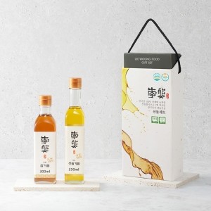 [이웅] 선물세트 2호 (참기름 300ml + 생들기름 250ml)