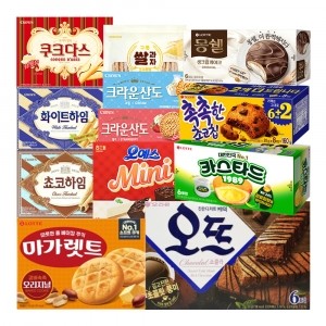 스낵24 사무실 과자 12종 탕비실 간식과자세트