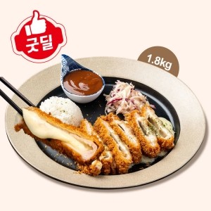 [직영특가]굿딜 바삭한치즈등심돈까스(180g * 10입)