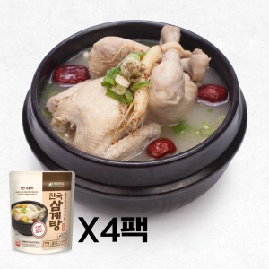 [델리퀸] 복날 진국 삼계탕 900g x 4팩