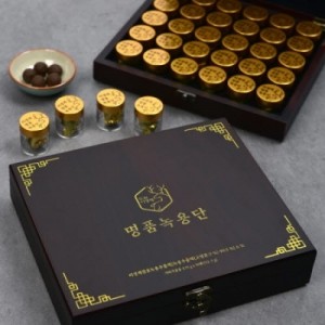 [25년 설명절][래오이경제] 명품 녹용단 (3.75g*30환/프리미엄 목함 케이스)