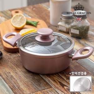 [로얄그래프톤] 로사 IH 세라믹냄비 양수 28cm