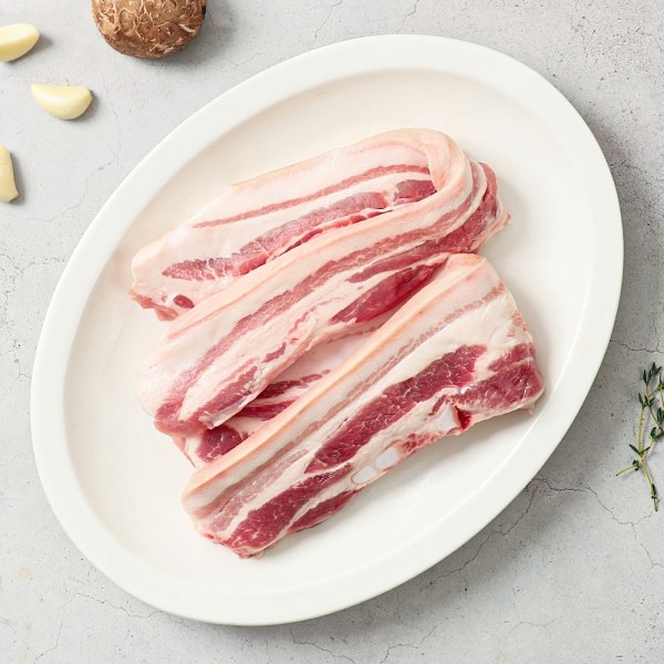 CJ프레시마켓,[캠핑기획전]제주 흑돼지 오겹살 500g x 2팩 (구이용)