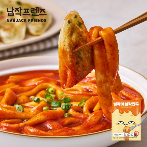 CJ프레시마켓,[납작] 납작만두 누들떡볶이세트