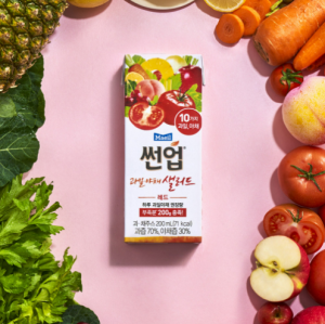 썬업 과일야채샐러드 레드 200ml 2박스(48개)