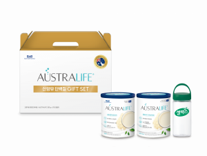 [선물세트]셀렉스 산양유 단백질 오스트라라이프(360g*2캔)+텀블러