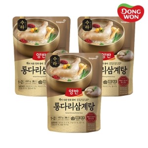 [양반] 수라 통다리 삼계탕 460g x 3봉