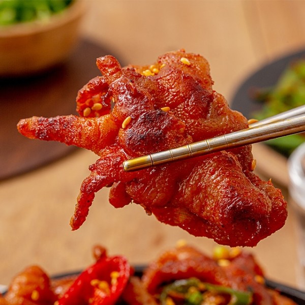 CJ프레시마켓,[렌지쿠캣] 직화 무뼈닭발 160g x 3팩