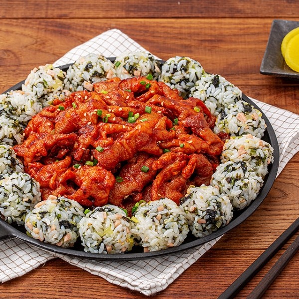 CJ프레시마켓,[렌지쿠캣] 직화 무뼈닭발 160g x 3팩