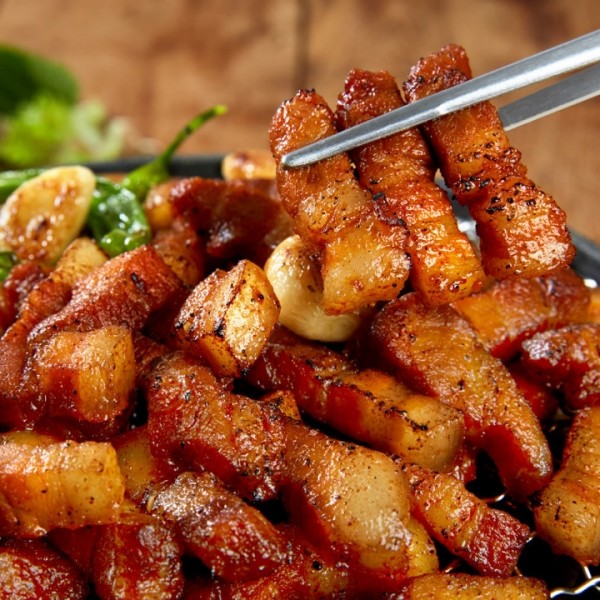 CJ프레시마켓,[렌지쿠캣] 직화 양념 삼겹살 140g x 3팩