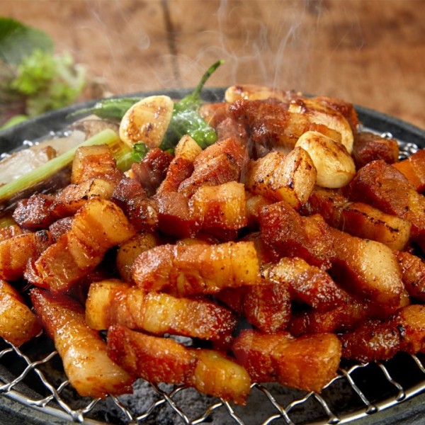 CJ프레시마켓,[렌지쿠캣] 직화 양념 삼겹살 140g x 3팩
