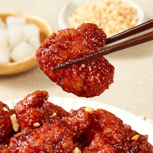 CJ프레시마켓,[렌지쿠캣] 매콤달콤 닭강정 250g x 4팩