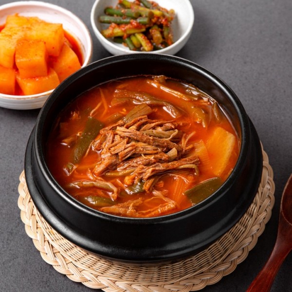 CJ프레시마켓,[원팩쿠캣] 고기폭탄 육개장 500g x 4팩