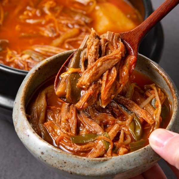CJ프레시마켓,[원팩쿠캣] 고기폭탄 육개장 500g x 4팩