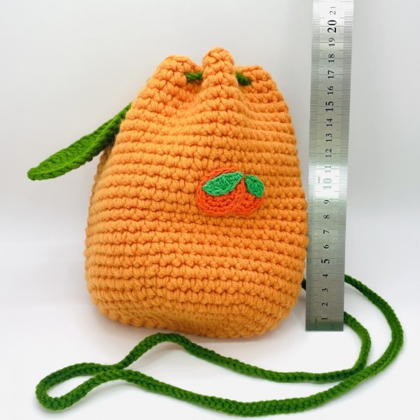 CJ프레시마켓,제주 감성 감귤 동백 뜨게가방 2종 니트가방 손뜨게 여행 선물 기념품