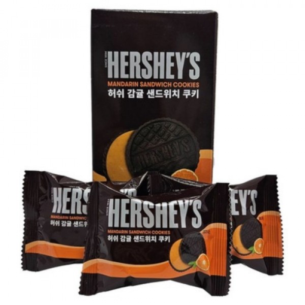 CJ프레시마켓,제주 허쉬 감귤 샌드위치 쿠키 3개입 x 3박스 초콜릿 초코칩 오레오