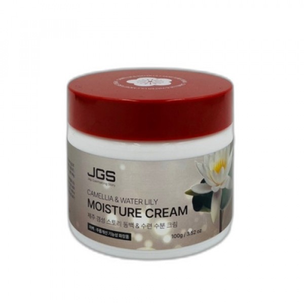 CJ프레시마켓,제주갬성 동백 수련 기초 화장품 2종 선물세트 리프팅 에센스(50g) 수분크림(100g)