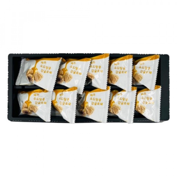 CJ프레시마켓,제주 우도 땅콩 감귤 로쉐 70g 10개입 초콜릿 여행 선물 특산품 간식