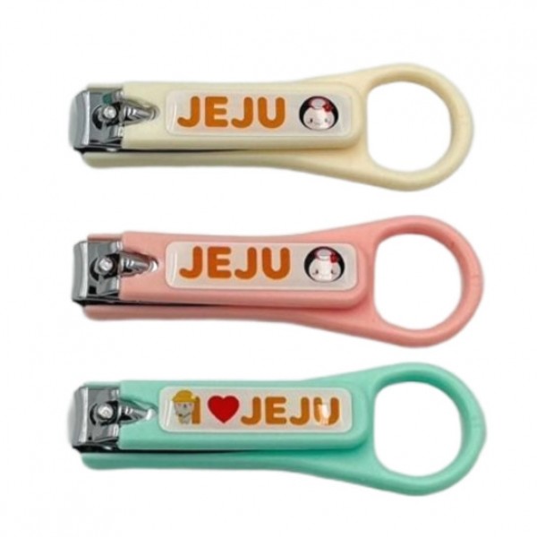 CJ프레시마켓,제주 에폭시 손톱깎이 3p 파스텔 7.5cm 네일케어 감성소품 제주도기념품