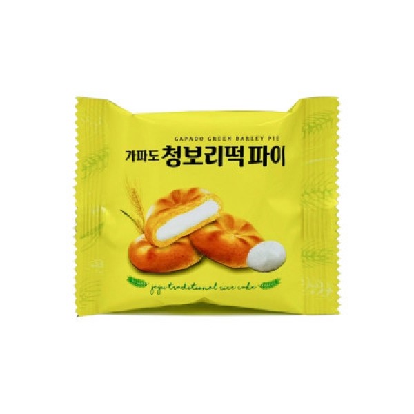 CJ프레시마켓,제주 가파도 청보리떡 파이 258g 12개입 쿠키 타르트 과자 사무실간식 여행 선물 기념품