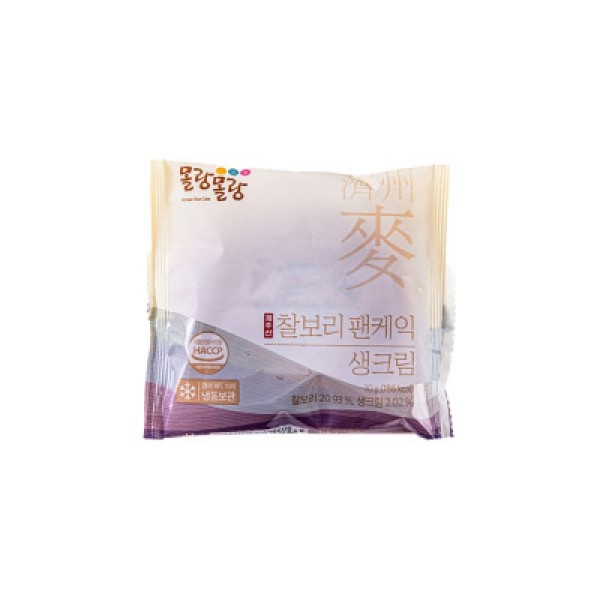CJ프레시마켓,몰랑몰랑 생크림 찰보리 팬케익 10개입,700g 제주도특산물 여행선물 개별포장