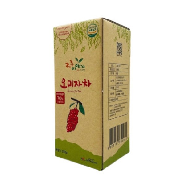 CJ프레시마켓,제주이야기 오미자차 570g 기념품 여행선물 에이드 답례품 설날명절