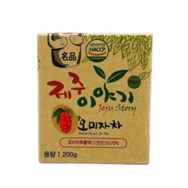 CJ프레시마켓,제주이야기 오미자차 200g 기념품 여행선물 에이드 답례품 설날명절