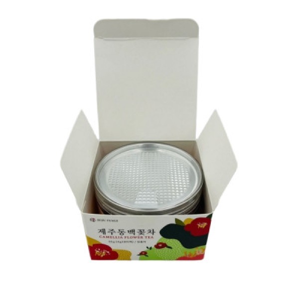 CJ프레시마켓,제주 동백꽃차 (4g x 8티백) 특산물 탕비실 홈카페 여행 선물