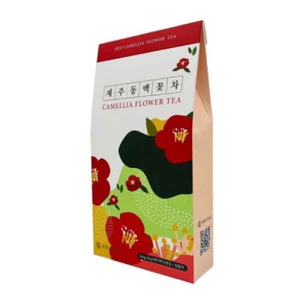 CJ프레시마켓,제주 동백꽃차 [(4g x 8티백) x 2봉입] 특산물 탕비실 홈카페 여행 선물