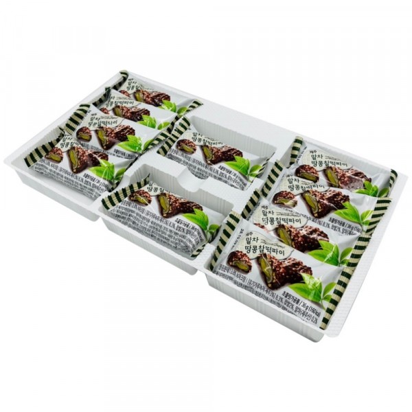 CJ프레시마켓,제주 말차 땅콩 찰떡파이 360g 36g x 10봉입 여행선물 기념품 답례품 사무실간식
