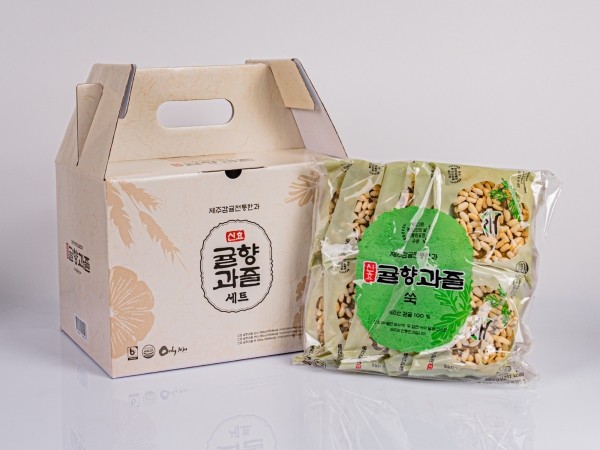 CJ프레시마켓,제주 신효 귤향과즐 쑥 280g(28g x 10개입) 기념품 여행선물 답례품 명절선물